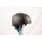 51 52 53 54 55 skihelm/snowboardhelm SALOMON JIB Black/blue,, Gebruikt, Verzenden, Overige typen, Salomon