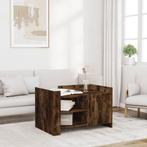 vidaXL Salontafel 80x50x50 cm bewerkt hout gerookt, Verzenden, Nieuw, Overige houtsoorten, 50 tot 100 cm
