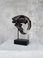 sculptuur, NO RESERVE PRICE - Smilodon - 20 cm - Brons, Antiek en Kunst, Kunst | Designobjecten