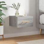 vidaXL Nachtkastje wandgemonteerd 35x35x20 cm grijs sonoma, Huis en Inrichting, Kasten | Overige, Verzenden, Nieuw