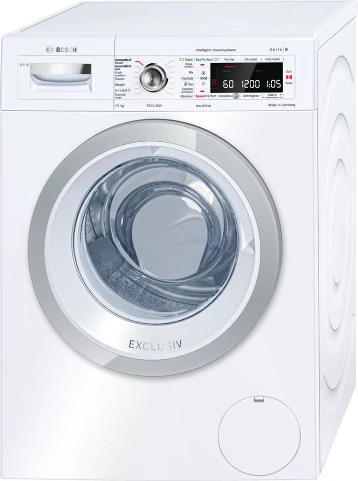 Bosch WAW32672NL Serie 8 - Wasmachine - 9 kg - 1600 tpm -, Witgoed en Apparatuur, Wasmachines, Zo goed als nieuw, Voorlader, 85 tot 90 cm