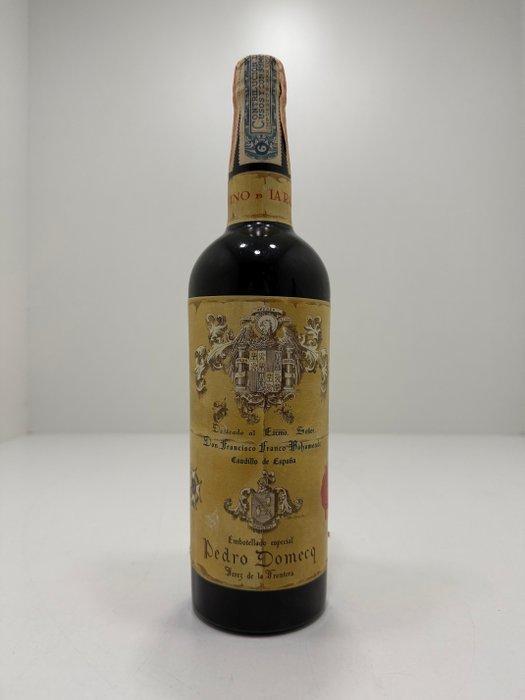 Pedro Domecq, Special Bottling: Don. Francisco Franco, Verzamelen, Wijnen