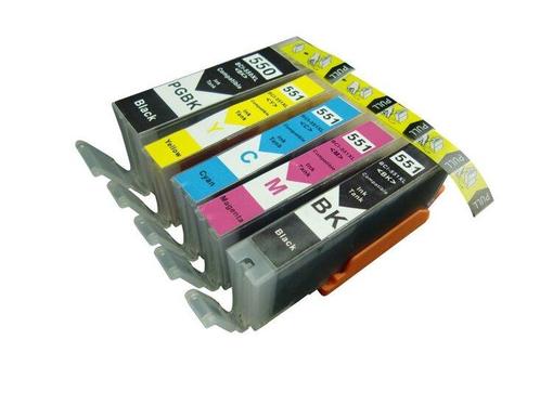 Canon pixma MG5650 cartridges CLI-551 / PGI-550 set 5 stu..., Computers en Software, Printerbenodigdheden, Nieuw, Verzenden