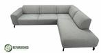 Refurbished 5-zits hoekbank lichtgrijs | 6 mnd garantie!, 250 tot 300 cm, Gebruikt, Hoekbank, 150 cm of meer