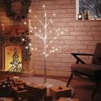 vidaXL Berkenboom LED 48 LEDs warmwit 120 cm wit, Diversen, Kerst, Verzenden, Nieuw