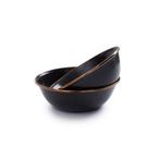 BAREBONES - BOWL/ENAMEL/SET 2 PCS CHARCOAL, Nieuw