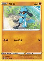 Riolu 71/159 Crown Zenith, Hobby en Vrije tijd, Verzamelkaartspellen | Pokémon, Losse kaart, Nieuw, Foil, Ophalen of Verzenden