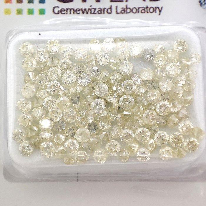 Zonder minimumprijs - 131 pcs Diamant (Natuurlijk gekleurd), Sieraden, Tassen en Uiterlijk, Edelstenen