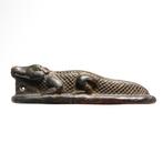 Oud-Egyptisch Speksteen Krokodillenamulet, Antiek en Kunst
