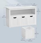 Kinderkast voor Speelgoed en Boeken met Wielen, Verzenden, Nieuw