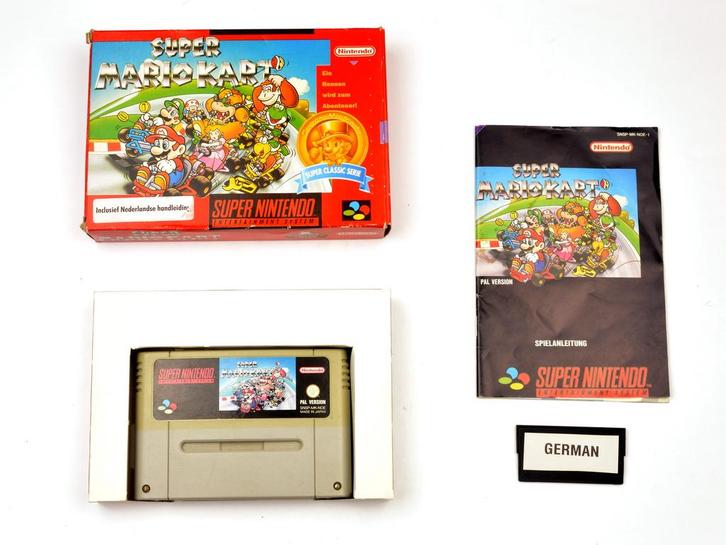Super Mario Kart [Super Nintendo], Spelcomputers en Games, Games | Nintendo Super NES, Zo goed als nieuw, Ophalen of Verzenden