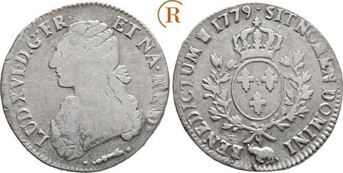 Ecu Pau 1779 Frankreich: Ludwig Xvi, 1774-1792:, Postzegels en Munten, Munten | Europa | Niet-Euromunten, Verzenden