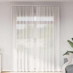 vidaXL Gordijnen voile met roedezakken 2 st wit, Huis en Inrichting, Verzenden, Nieuw, Wit