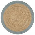 vidaXL Vloerkleed handgemaakt met olijfgroene rand 240 cm, Huis en Inrichting, Stoffering | Tapijten en Kleden, Verzenden, Nieuw