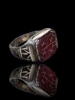 Middeleeuws Brons, Extreem Rare Islam Seal Ring (Zonder