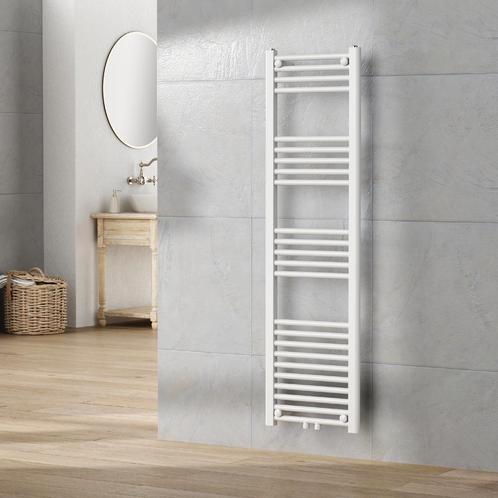 [neu.haus] Handdoekradiator Voss 140x40x3 cm wit, Doe-het-zelf en Verbouw, Verwarming en Radiatoren, Nieuw, Verzenden