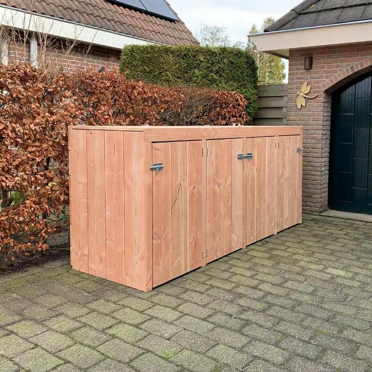 Tijdelijke bodemprijs op de Douglas Kliko-ombouw, Tuin en Terras, Bergingen en Tuinkasten, Containerberging, Nieuw, Hout, Ophalen of Verzenden
