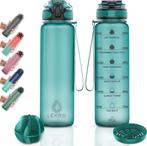 Lekro Waterfles met Tijdmarkeringen - Motiverende Drinkfles, Huis en Inrichting, Keuken | Tupperware, Ophalen of Verzenden, Nieuw