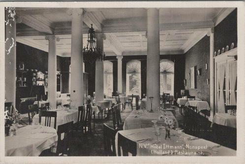 NUNSPEET - N.V. Hotel Ittman. Nunspeet (Holland) Restaurant, Verzamelen, Ansichtkaarten | Nederland, Verzenden