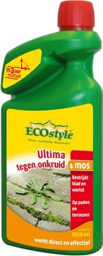 Ecostyle ultima tegen onkruid mos 1020 ml concentraat, Nieuw, Verzenden