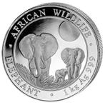 Somalische Olifant 1 kg 2014, Postzegels en Munten, Munten | Afrika, Verzenden, Overige landen, Losse munt, Zilver