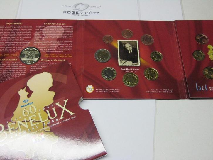 3 x 3,88 Euro 2004 Benelux Kms nur 20 000 Exemplare, Postzegels en Munten, Munten | Europa | Euromunten, Verzenden