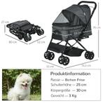 TRUUSK Hondenbuggy Hondenwagen Buggy Voor Kleine Honden En K, Dieren en Toebehoren, Honden-accessoires, Verzenden, Nieuw