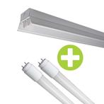 LED TL Armatuur 120cm (dubbel) met reflector Incl 2x LED TL, Ophalen of Verzenden