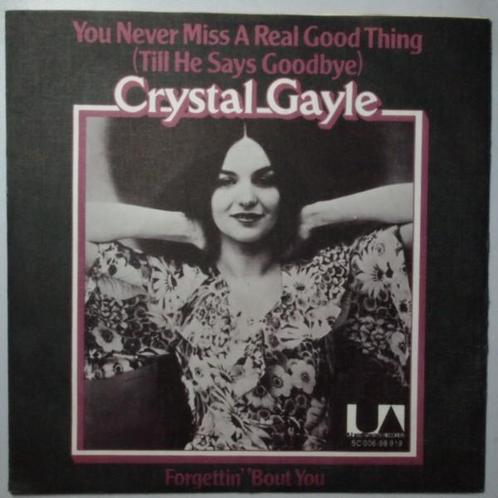 Crystal Gayle - You never miss a real good thing (Till he..., Cd's en Dvd's, Vinyl Singles, Single, Gebruikt, 7 inch, Pop