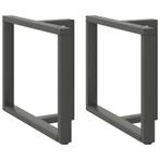 vidaXL Eettafelpoten 2 st T-vormig 90x35x(72-73) cm staal, Verzenden, Nieuw