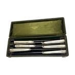 Christofle messen in etui - zilver, Antiek en Kunst