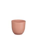 Tusca pot round l. pink - h11xd12cm - Mica Decorations, Tuin en Terras, Bloempotten, Nieuw, Verzenden