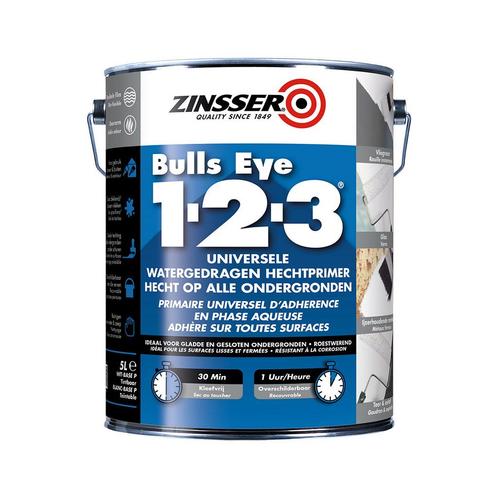 Bulls Eye 1-2-3 Wit 10 liter, Doe-het-zelf en Verbouw, Verf, Beits en Lak, Nieuw, Ophalen of Verzenden