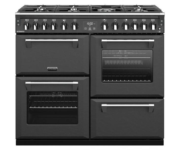 Stoves Richmond S1000 DF antraciet-mat2495, Witgoed en Apparatuur, Fornuizen, Nieuw, Ophalen of Verzenden