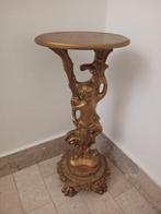 Standaard - Hout - Putto met Hoorn des Overvloed bijzettafel, Antiek en Kunst