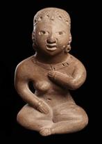 Pre-Maya Olmecoïde figuur Aardewerk figuur - 15 cm