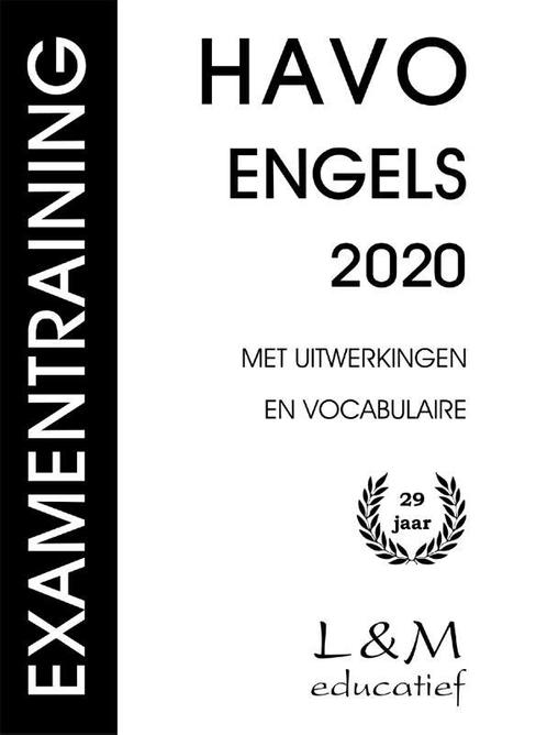 Examentraining HAVO Engels 2020 9789054894193 H.G.A. Honders, Boeken, Schoolboeken, Zo goed als nieuw, Verzenden