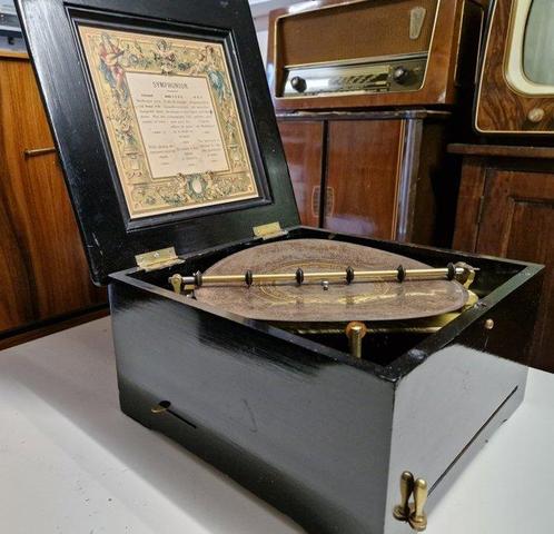Symphonion - schijfmuziekdoos - 1900-1910, Antiek en Kunst, Antiek | Klokken