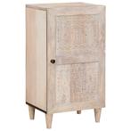 vidaXL Dressoir Wit 33.5 x 40 x 75 cm, Huis en Inrichting, Verzenden, Nieuw, Overige houtsoorten, Minder dan 50 cm