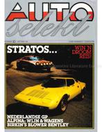 1981 AUTO SELEKT MAGAZINE 10 NEDERLANDS, Boeken, Auto's | Folders en Tijdschriften, Nieuw, Author