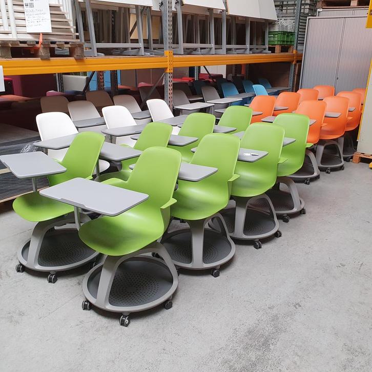 Steelcase Node ergonomische schoolstoel met werkblad - diver, Huis en Inrichting, Stoelen, Ophalen of Verzenden