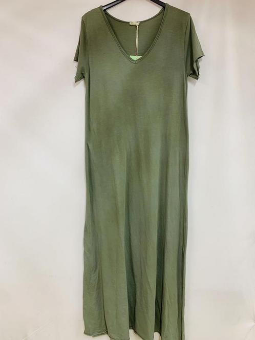 Katoenen maxi jurk met spilt - Franse mode vintage jurk -, Kleding | Dames, Jurken