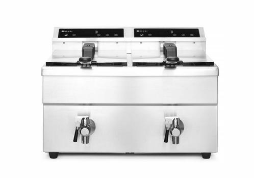 Inductie Friteuse Met Aftapkraan 2 X 8L | Hendi Profi Line |, Zakelijke goederen, Horeca | Keukenapparatuur, Nieuw in verpakking