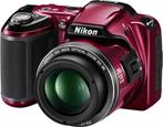 Nikon Coolpix L810 Digitale Compact Camera - Rood, Verzenden, Zo goed als nieuw