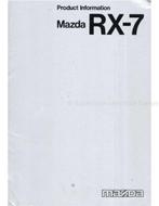 1978 MAZDA RX-7 BROCHURE ENGELS, Boeken, Auto's | Folders en Tijdschriften, Nieuw, Mazda, Author