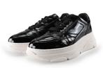 Manfield Sneakers in maat 42 Zwart | 10% extra korting, Verzenden, Zwart, Manfield, Sneakers of Gympen