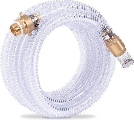 2dekans | VONROC Aanzuigslang set voor waterpompen / Spiraal, Doe-het-zelf en Verbouw, Gereedschap | Overige machines, Zo goed als nieuw