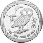 Niue. 2 Dollars 2019 Owl of Athena, 1 Oz (.999)  (Zonder, Postzegels en Munten, Munten | Europa | Niet-Euromunten