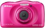 Nikon Coolpix W100 Waterdichte Digitale Compact Camera - Roz, Audio, Tv en Foto, Fotocamera's Digitaal, Verzenden, Zo goed als nieuw