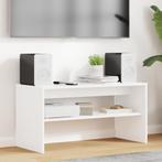vidaXL TV-kast Wit 80 x 35 x 40 cm Bewerkt hout, Huis en Inrichting, Kasten | Televisiemeubels, Minder dan 50 cm, Verzenden, Nieuw
